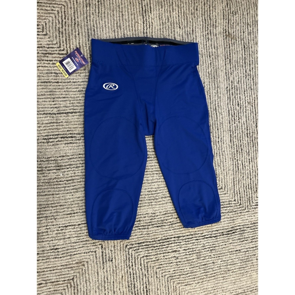Rawlings Men's Adult Medium Football Pants Blue Unpadded